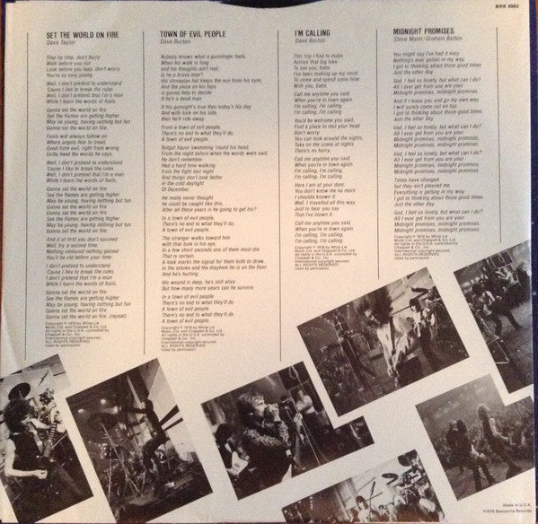 Liar (3) : Set The World On Fire (LP, Album)