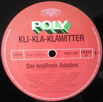 Kli-Kla-Klawitter : Kli-Kla-Klawitter 2. Folge (LP)