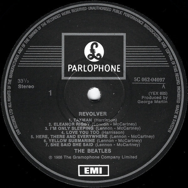 The Beatles : Revolver (LP, Album, RE)