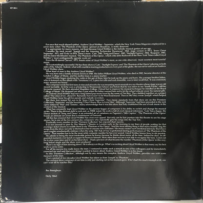 Various, Andrew Lloyd Webber : The Premiere Collection - The Best Of Andrew Lloyd Webber (LP, Comp)