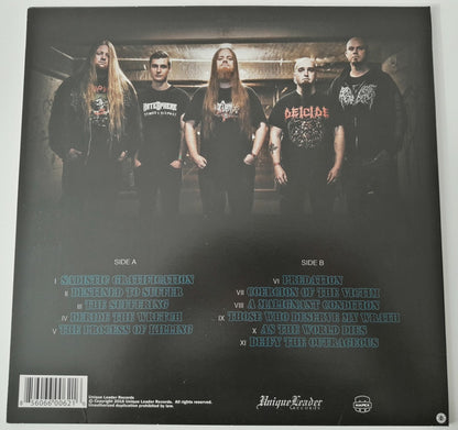 Dawn Of Demise : The Suffering (LP, Album, Yel)