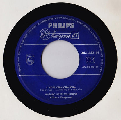 Marino Barreto Junior E Il Suo Complesso : Merengue Bianco-Nero (7")