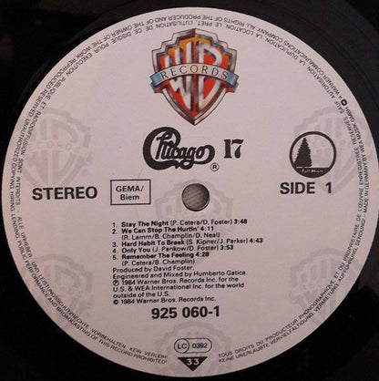 Chicago (2) : Chicago 17 (LP, Album)