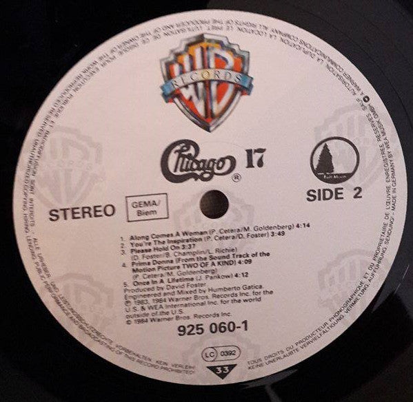 Chicago (2) : Chicago 17 (LP, Album)