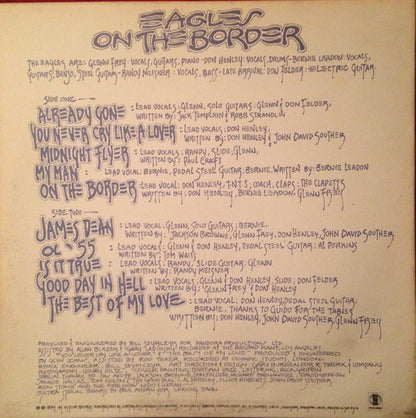 Eagles : On The Border (LP, Album, RP, SP-)