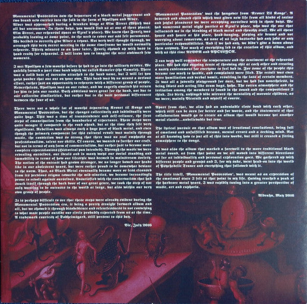 Dødheimsgard : Monumental Possession (LP, Album, RE)