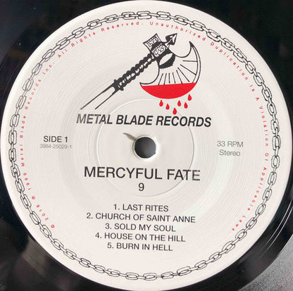 Mercyful Fate : 9 (LP, Album, RE)