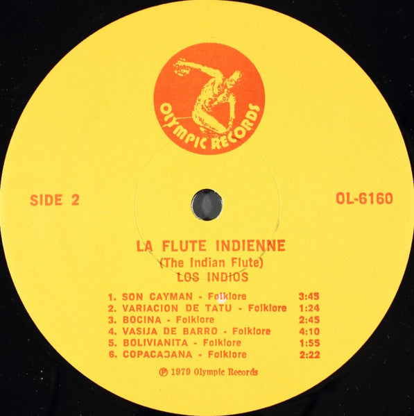 Los Indios : La Flute Indienne (The Indian Flute) (LP, Album)