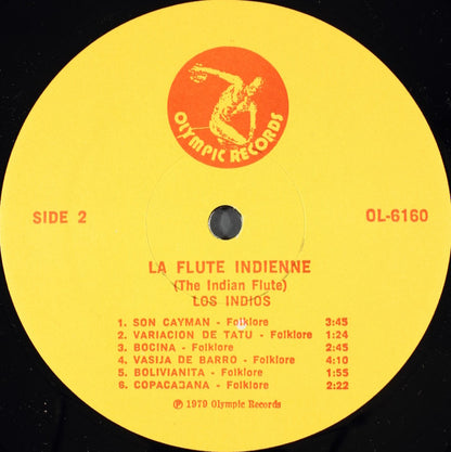 Los Indios : La Flute Indienne (The Indian Flute) (LP, Album)