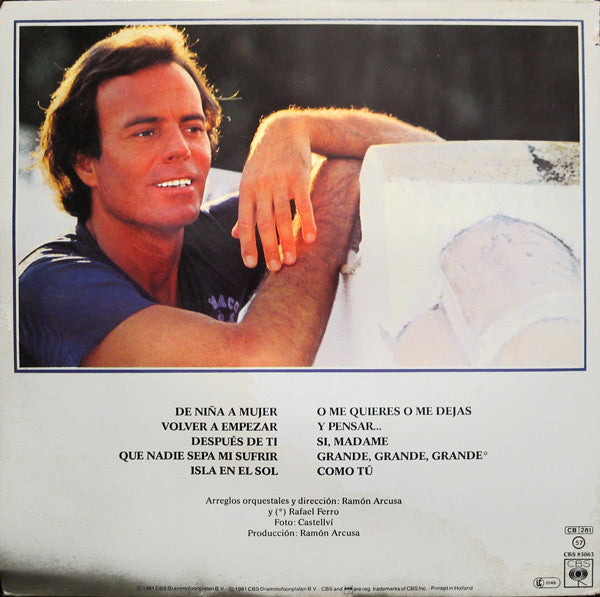 Julio Iglesias : De Niña A Mujer (LP, Album, Gat)