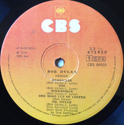 Bob Dylan : Desire (LP, Album)