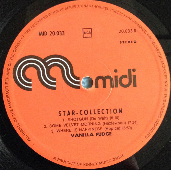 Vanilla Fudge : Star-Collection (LP, Comp)