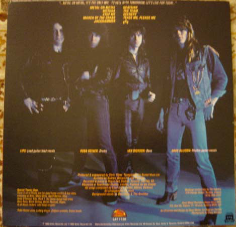 Anvil : Metal On Metal (LP, Album)
