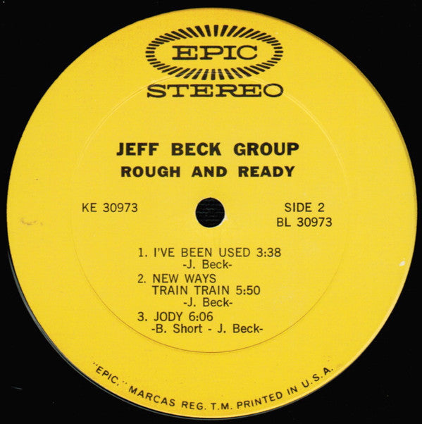Jeff Beck Group : Rough And Ready (LP, Album, Pit)