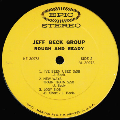 Jeff Beck Group : Rough And Ready (LP, Album, Pit)