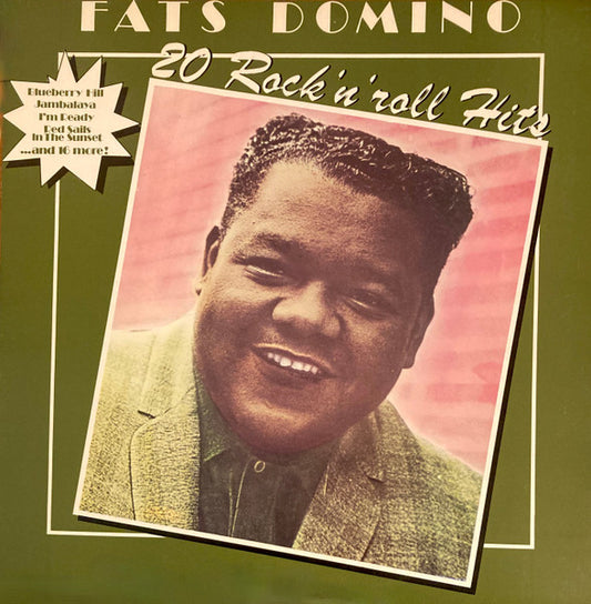 Fats Domino : 20 Rock'n'Roll Hits (LP, Comp, Mono)