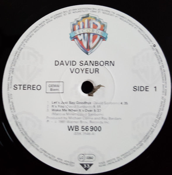 David Sanborn : Voyeur (LP, Album, RE)