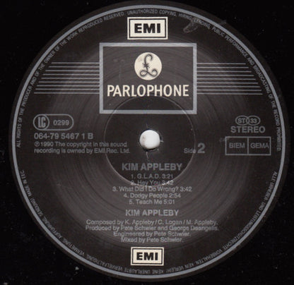 Kim Appleby : Kim Appleby (LP, Album)