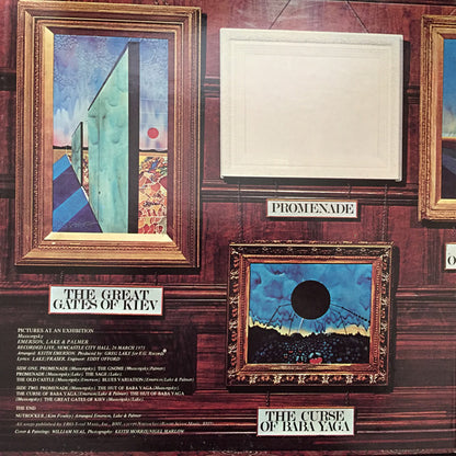 Emerson, Lake & Palmer : Pictures At An Exhibition (LP, Album, BW )