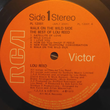 Lou Reed : Walk On The Wild Side - The Best Of Lou Reed (LP, Comp, Ora)