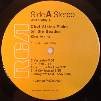 Chet Atkins : Picks On The Beatles (LP, Album, RE)