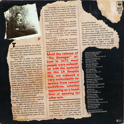 Billy Joel : Songs In The Attic (LP, Album, Gat)