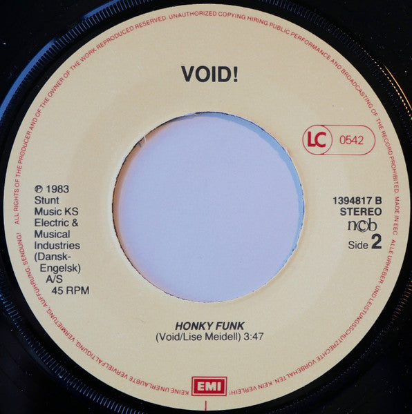 Void! : Peanut Ambition (7", Single)