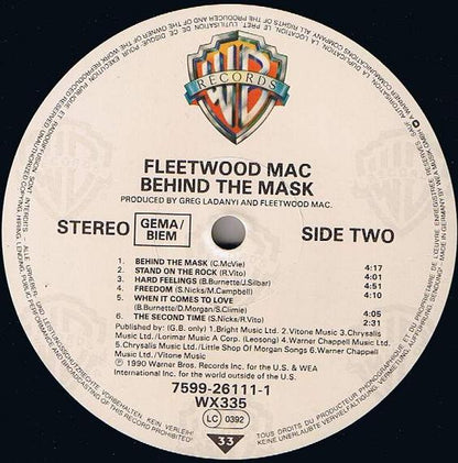 Fleetwood Mac : Behind The Mask (LP, Album)