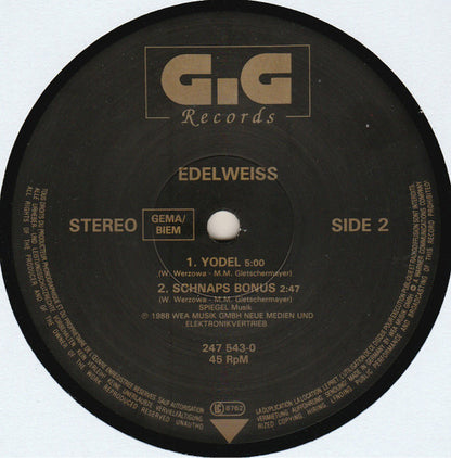 Edelweiss : Bring Me Edelweiss (12")