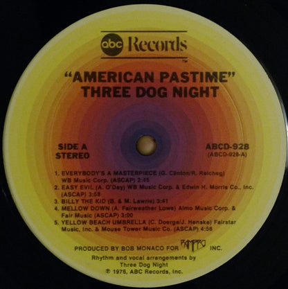 Three Dog Night : American Pastime (LP, Album, Ter)