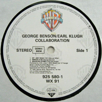 George Benson / Earl Klugh : Collaboration (LP, Album)