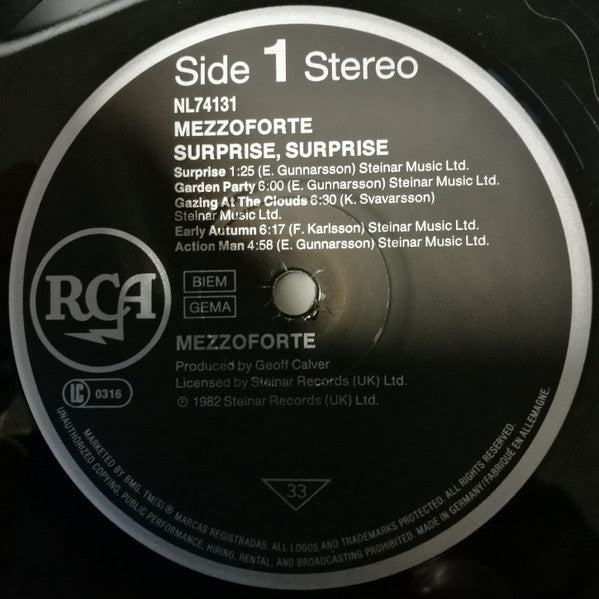 Mezzoforte : Surprise Surprise (LP, Album)