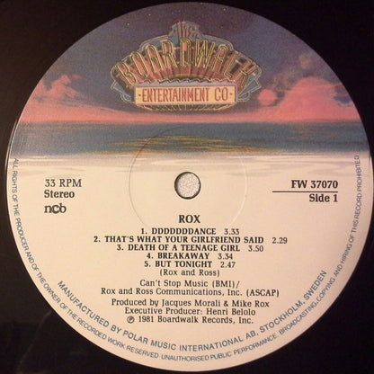 Rox : Rox (LP, Album)