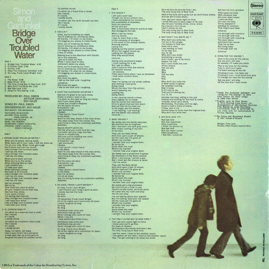 Simon & Garfunkel : Bridge Over Troubled Water (LP, Album)