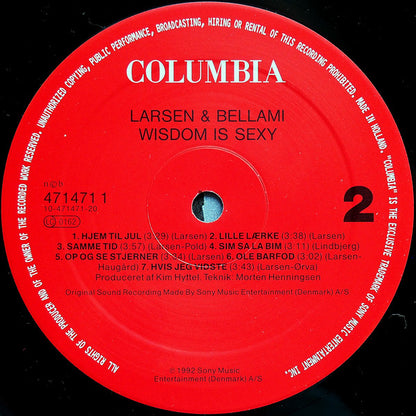 Kim Larsen & Bellami : Wisdom Is Sexy (LP, Album)