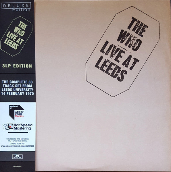 The Who : Live At Leeds (3xLP, Album, Dlx, RE, RM, 180)