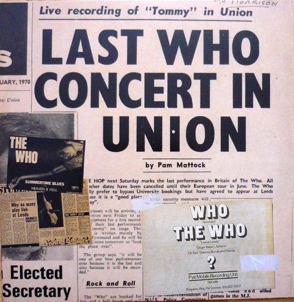 The Who : Live At Leeds (3xLP, Album, Dlx, RE, RM, 180)
