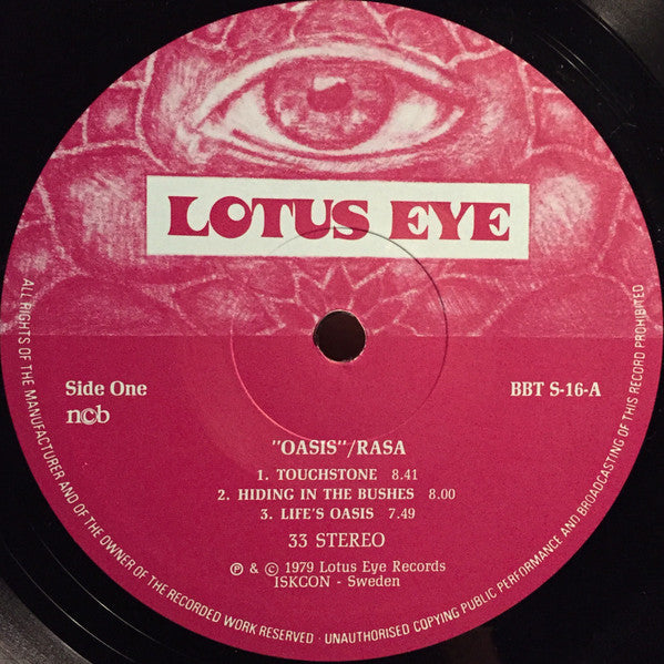 Rasa (4) : Oasis (LP, Album)