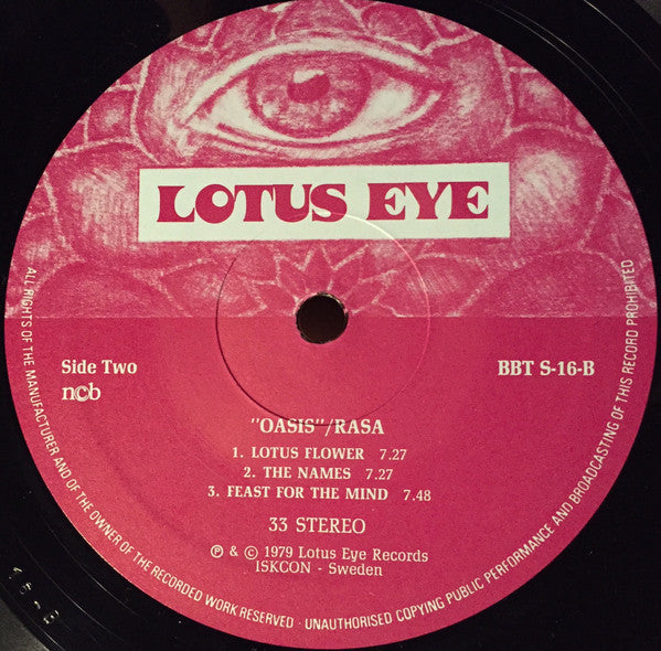 Rasa (4) : Oasis (LP, Album)