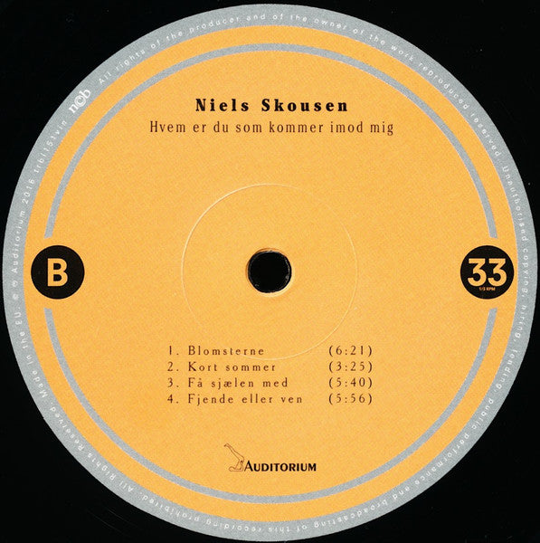 Niels Skousen : Hvem Er Du Som Kommer Imod Mig (LP, Album)