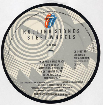 Rolling Stones* : Steel Wheels (LP, Album, 391)