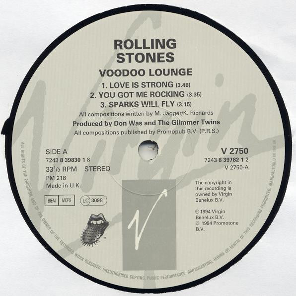 The Rolling Stones : Voodoo Lounge (2xLP, Album)