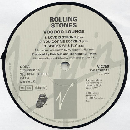 The Rolling Stones : Voodoo Lounge (2xLP, Album)