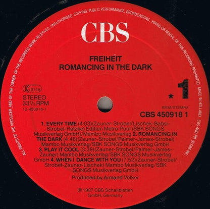 Münchener Freiheit : Romancing In The Dark (LP, Album)