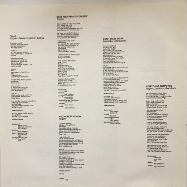 Kenny Rogers Jr. : Yes - No / Maybe (LP)