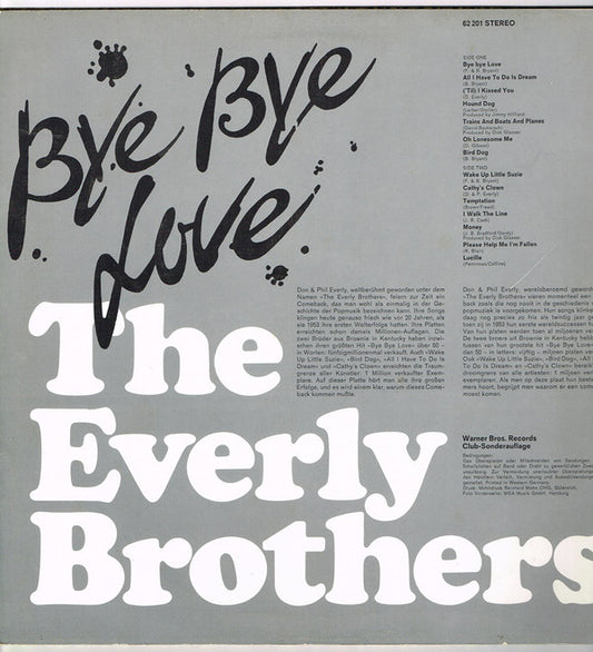 The Everly Brothers* : Bye Bye Love (LP, Comp, Club)