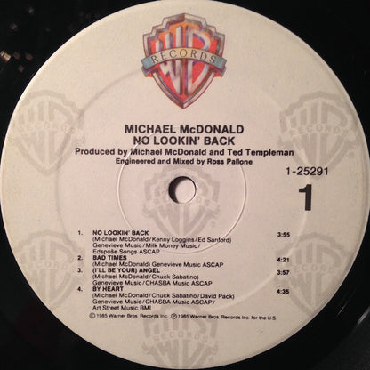 Michael McDonald : No Lookin' Back (LP, Album, Spe)