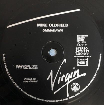 Mike Oldfield : Ommadawn (LP, Album, RE, Bla)