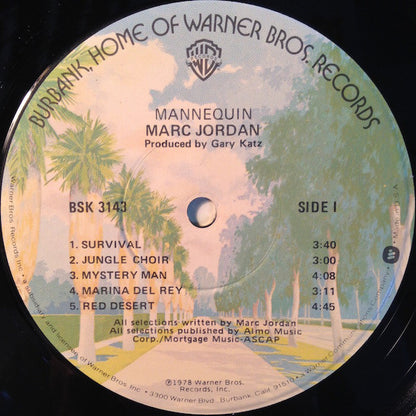 Marc Jordan : Mannequin (LP, Album, Jac)