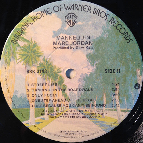 Marc Jordan : Mannequin (LP, Album, Jac)